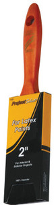 Linzer Latex Paint Brushes, 9/16 in thick, 2 1/2 in trim, Polyester, Walnut Wood handle View Product Image