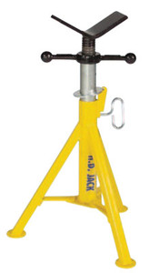 Sumner Heavy-Duty Style Lo Jacks, Vee, 2,500 lb Cap., 1/8 in-36 in Pipe, 21 in-36 in H View Product Image