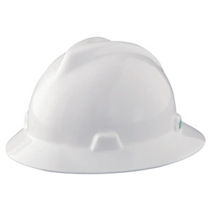 MSA V-Gard Protective Hats, Staz-On, Hat, White View Product Image