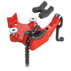Ridge Tool Company Top Screw Bench Chain Vise, BC410PA, 1/2 in - 4-1/2 in Pipe Cap View Product Image