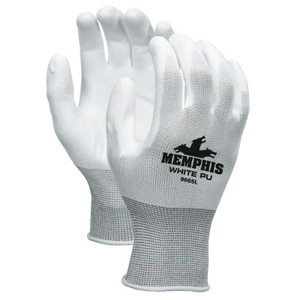 MCR Safety PU Coated Gloves, Medium, Gray View Product Image