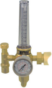 Esab Welding HRF2400 Single Stage Regulators/Flowmeters, Argon/CO2/Helium, CGA580, 3,000 psig View Product Image