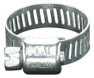 Ideal 62P Series Small Diameter Clamps, 1/8" Hose ID,  1/4-5/8" Dia, Stnls Stl 201/301 View Product Image