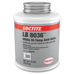 Loctite White High-Temp Anti-Seize, 16 oz Bottle View Product Image