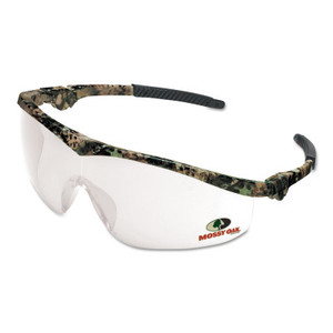MCR Safety Mossy Oak Safety Glasses, Clear Lens, Anti-Scratch, Camouflage Frame View Product Image