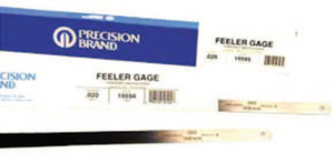 Precision Brand Flat Length Steel Feeler Gauges, 0.0015 in, 12 in Length View Product Image