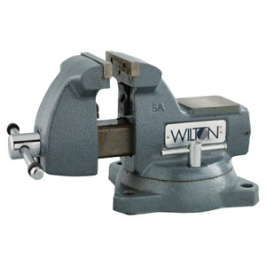 JPW Industries Mechanics Vises, 5 in Jaw, 3-3/4 in Throat, Swivel Base View Product Image