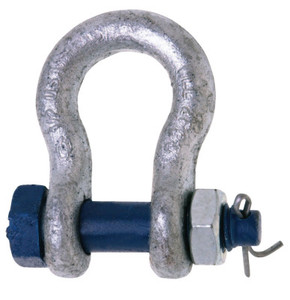 Apex Tool Group 999-G Series Anchor Shackles, 5/8 in Bail Size, 3.25 Tons, Secured Bolt  Nut View Product Image