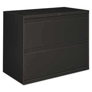 Alera Two-Drawer Lateral File Cabinet, 30w x 18d x 28h, Charcoal View Product Image