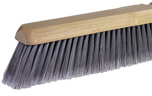 Weiler Horsehair Fine Sweep Brushes, 24 in Hardwood Block, 3 in Trim 804-42002 View Product Image