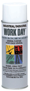 Krylon Industrial Industrial Work Day Enamel Paint, 10 oz Aerosol Can, Flat White View Product Image