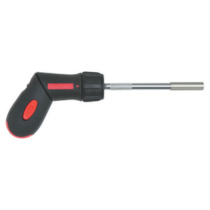 Apex Tool Group 2Position Ratchet Screwdriver w/LED Light, 4.5", T15-T27/Phillips 1-2, Black/Red View Product Image