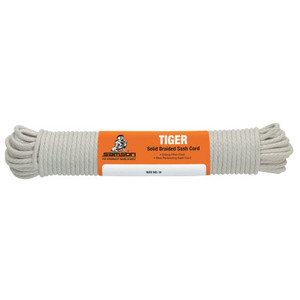 Samson Rope Tiger Sash Cord, 450 lb Capacity, 100 ft, Cotton, White View Product Image