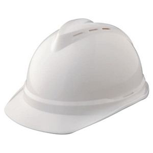 MSA V-Gard 500 Protective Caps, 4 Point Fas-Trac, White View Product Image