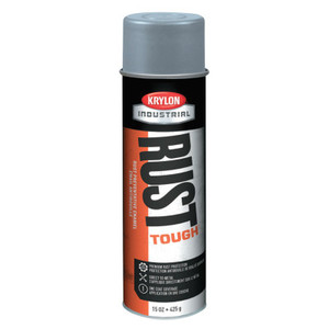 Krylon Industrial Rust Tough Aerosol Enamels, 15 oz Aerosol Can, Aluminum, Gloss View Product Image