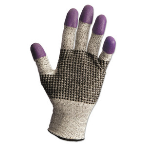 Kimberly-Clark Professional G60 Purple Nitrile Cut Resistant Gloves, Size 8, Purple/Grey/Black View Product Image