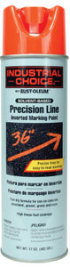 Rust-Oleum Industrial M1600/M1800 Precision-Line Inverted Marking Paint,17oz, Fluorescent Red View Product Image