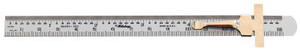 Mitutoyo Series 950 Pocket Steel Rulers, 6 in, Stainless Steel View Product Image