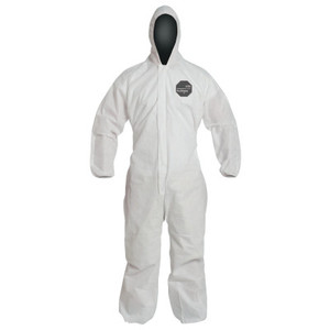 DuPont Proshield 10 Coveralls White with Attached Hood, White, X-Large View Product Image