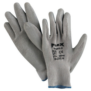 MCR Safety Flex Tuff-II Latex Coated Gloves, Medium, Gray View Product Image