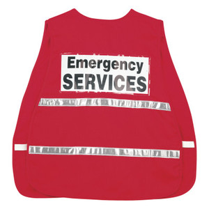 MCR Safety ICV204 Incident Command Vests, One Size, Red View Product Image