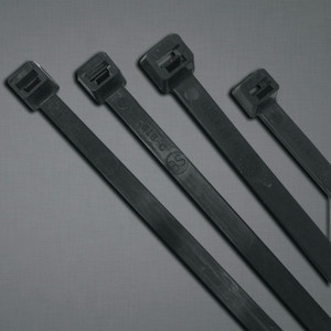 Anchor Products UV Stabilized Cable Ties, 30 lb Tensile Strength, 5.7 in L, Black, 100 Ea/Bag View Product Image