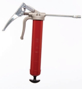 Alemite Professional Pistol Grip Grease Guns, 16 oz, 7,500 psi, Rigid Extension/Coupler View Product Image