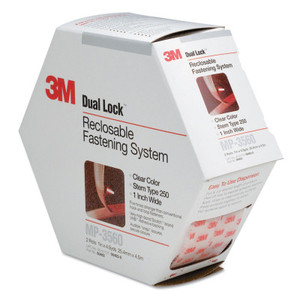 3M Dual Lock Reclosable Fasteners, Polypropylene, 2/Pk View Product Image