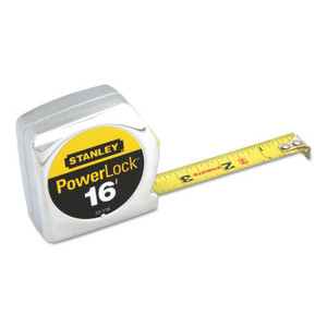Stanley Products Powerlock Tape Rules 3/4" Wide Blade, 3/4 in x 16 ft View Product Image