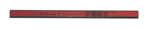 Dixon Ticonderoga Carpenter Pencils, Medium, 7 in, Red Pencil w/Graphite Core View Product Image