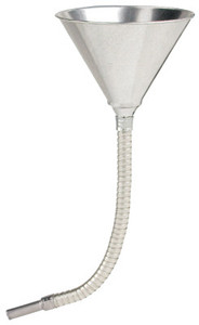 Plews Funnel Fillers with Screen, 1 qt, Galvanized Steel View Product Image