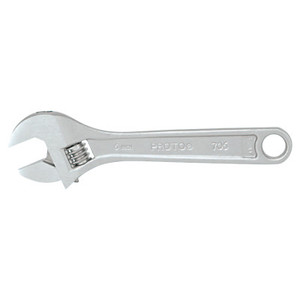 Stanley Products Adjustable Wrenches, 6 in Long, 15/16 in Opening, Satin View Product Image