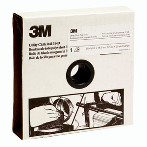 3M 314D Utility Cloth Rolls, 1 in, 50 yd, P220 Grit View Product Image
