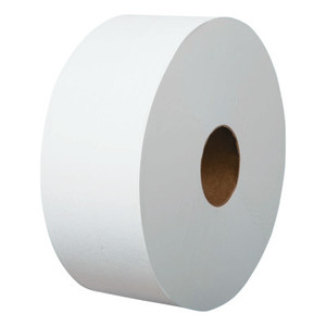 Boardwalk Jumbo Roll Bathroom Tissue, 1-Ply, White, 3.4" x 1200 ft View Product Image