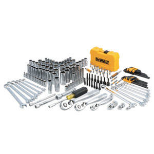 DeWalt Mechanics Tools Set; 168 pc; 1/4 in; 1/2 in and 3/8 in Drive View Product Image