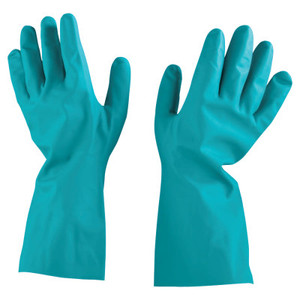 MCR Safety Unsupported Nitrile Gloves, Straight; Gauntlet Cuff, Unlined, Size 10, 11mil View Product Image