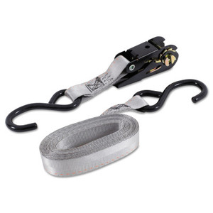 Keeper Ratchet Tie-Down Strap, S-Hooks, 1 in W, 14 ft L, 1,500 lb Capacity View Product Image