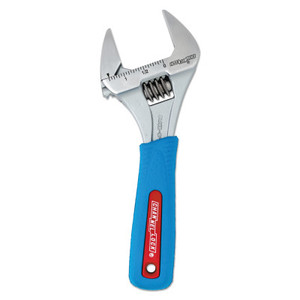 Channellock Code Blue WideAzz Adjustable Wrench, 6-1/4 in Long, 1.34 in Opening View Product Image