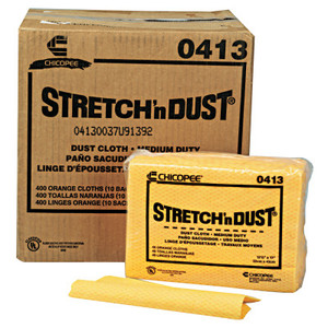 Chicopee Chix Stretch 'n Dust Cloths, 12 3/5 x 17, Yellow View Product Image