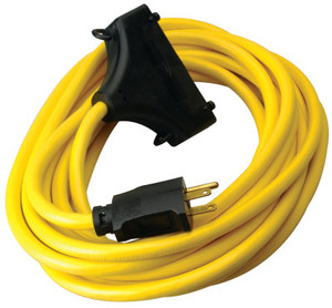 CCI Generator Extension Cord, 25 ft, 3 Outlets View Product Image