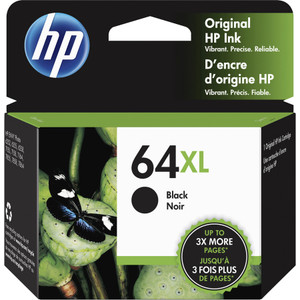 HP 64XL, (N9J92AN) High Yield Black Original Ink Cartridge View Product Image