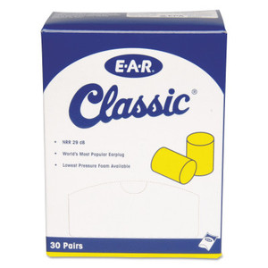 3M E-A-R Classic Foam Earplugs, Uncorded, Pillow Pack View Product Image