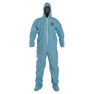 DuPont ProShield 6 SFR Coveralls with Attached Hood, Blue, 2X-Large View Product Image