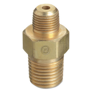 Western Enterprises Pipe Thread Reducer Bushings, Brass, 1/2 in (NPT); 1/4 in (NPT) View Product Image