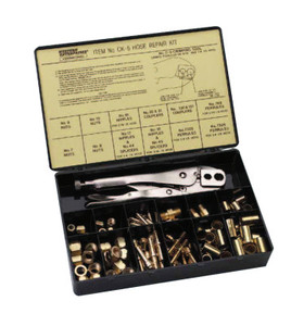 Western Enterprises Hose Repair Kits, Fittings; Crimping Tool; Full color label/description chart 312-CK-6 View Product Image