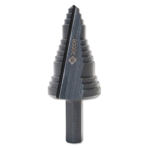 Greenlee Kwik Stepper Step Bits, 1/2 in-1-1/8 in, 12 Steps View Product Image