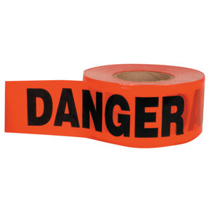 C.H. HANSON Barricade Tape, 3 in x 1,000 ft, Red, Danger View Product Image