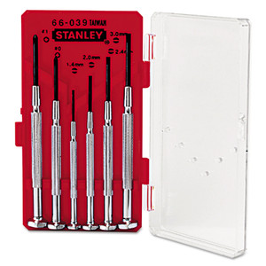 Stanley Tools 6-Piece Jeweler's Screwdriver Set View Product Image