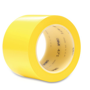 3M Vinyl Tape 471, Yellow, 4.35 in x 2 in View Product Image