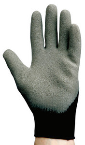 Kimberly-Clark Professional G40 Latex Coated Gloves, 9, Black/Gray View Product Image